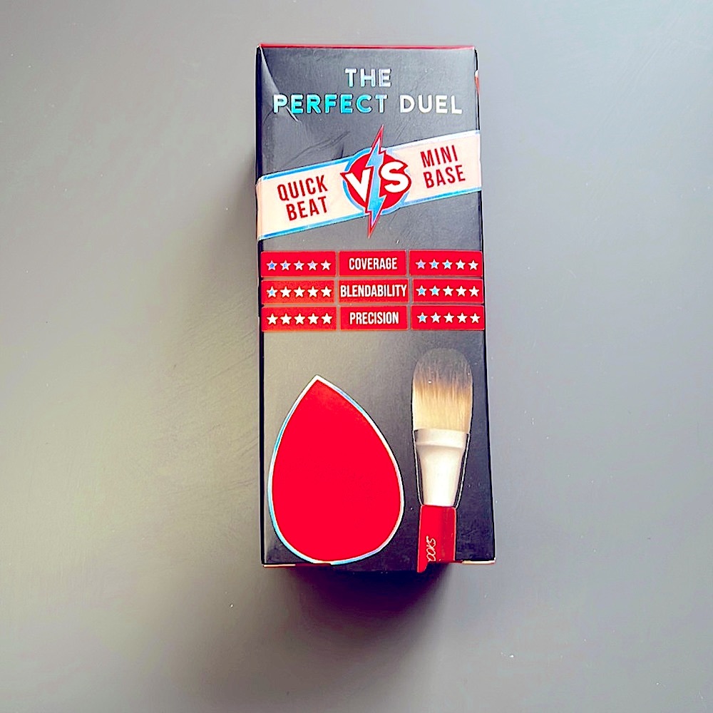 FLIRTACIOUS LOOKS® COSMETICS's The Perfect Duel (Travel Foundation Tool Set)